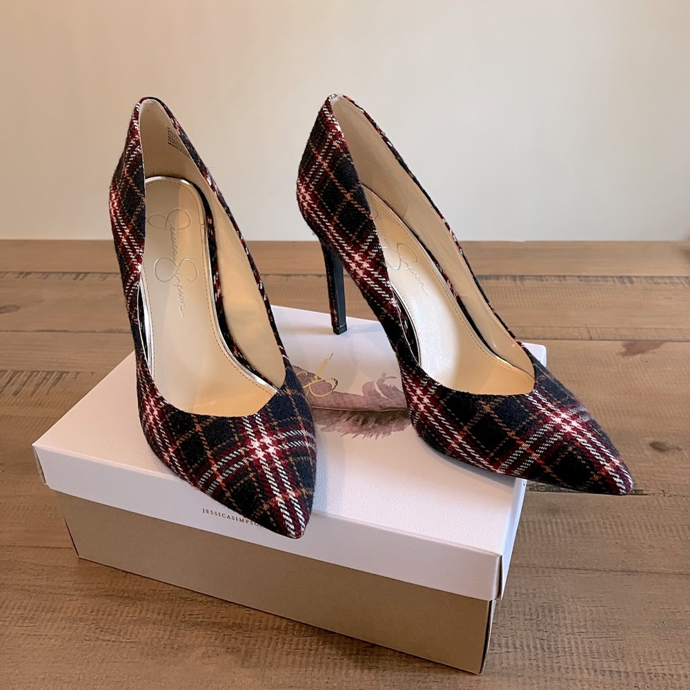Jessica Simpson JP-Haneh black multi Maxwell plaid